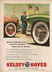 1954 Kelsey Hayes Wheel Company Detriot Michigan Art Ad