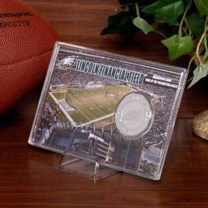  Philadelphia Eagles Lincoln Financial Field Silver Coin 
