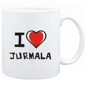  Mug White I love Jurmala  Cities
