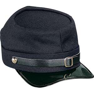 NAVY BLUE UNION Army Civil War Hat ADJUSTABLE KEPI Cap  