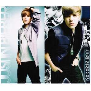 Justin Beiber Stickers 6 Pack 7 X 4