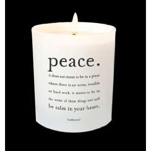  quotable candles PEACE