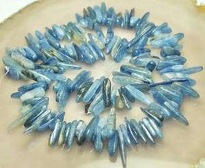 4x20mm Natural Blue Kyanite Nugget Beads16  
