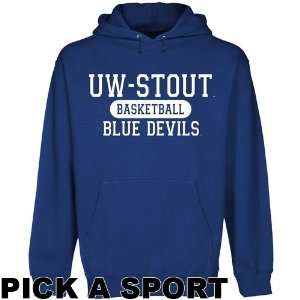  Wisconsin Stout Blue Devils Custom Sport Pullover Hoodie 