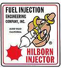 vintage hilborn fuel injector vinyl decal sticker  