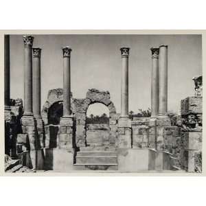  1937 Leptis Lepcis Magna Roman Baths Ruin Tripoli Libya 