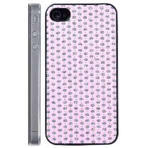   Hard Case for iPhone 4 with Leather Coated (Pink) 