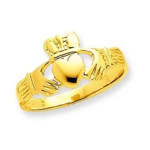  14k Ladies Claddagh Ring, Size 6 Jewelry