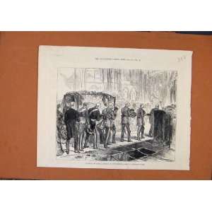    Funeral Lord Lawrence Westminster Abbey C1879 Print