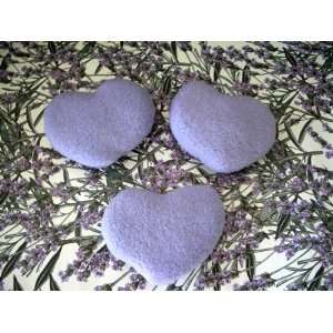  Lavender Suitcase Sachets  Set of Three Lavender Heart Sachets 