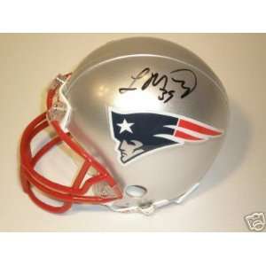 Laurence Maroney Autographed New England Patriots Riddell Mini Helmet