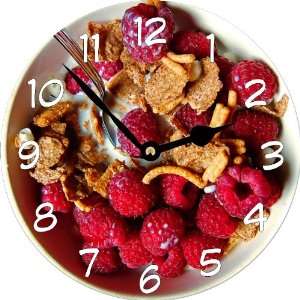  Rikki KnightTM Breakfast Cereal Art Large 11.4 Wall Clock 