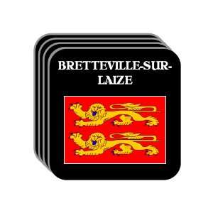   Normandy)   BRETTEVILLE SUR LAIZE Set of 4 Mini Mousepad Coasters