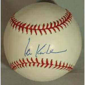  Ian Kinsler Autographed Ball   Autographed Baseballs 