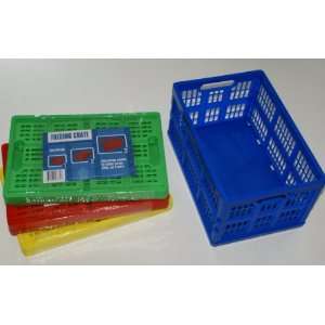  Small Collapsable Folding Crates 12 x 8 x 6 Set of 2 