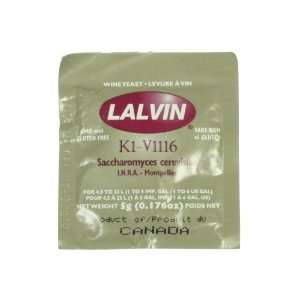 10 packs of KIV 1116 Lalvin Yeast for Grocery & Gourmet Food