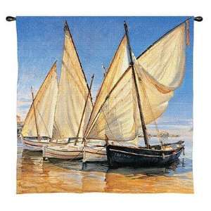   2824 WH White Sails II Tapestry   Jaume LaPorta
