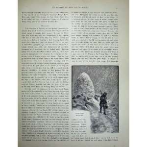    1886 Australia Wenworth Falls Mount Kosciusko Cairn