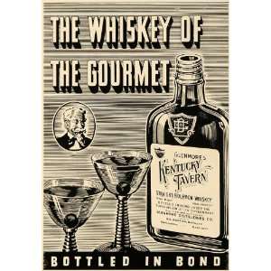   Tavern Bourbon Whiskey Drink   Original Print Ad