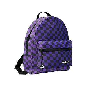    Yak Pak Mini Backpack   Purple and Black Checkerboard Toys & Games