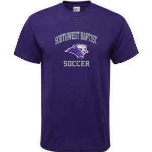  Southwest Baptist Bearcats Purple Soccer Arch T Shirt 