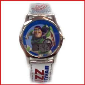  Disney Toy Story BUZZ Digital Watch With Silver Band Model 