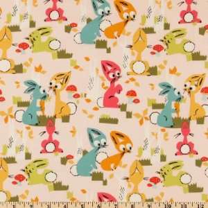  44 Wide Riley Bunnies Pink Fabric By The Yard Arts 