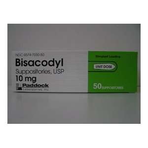  Bisacodyl Supp 10 Mg ***pad Size 50 Health & Personal 