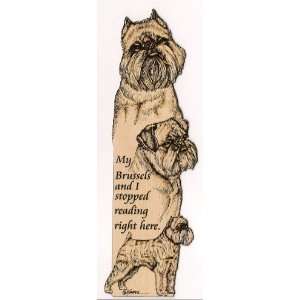 Brussels Griffon Laser Engraved Dog Bookmark