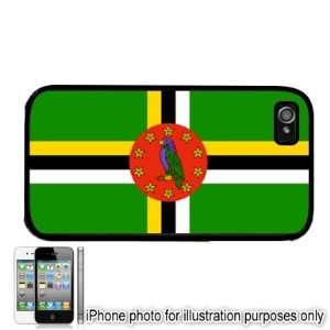  Dominica Dominican Flag Apple iPhone 4 4S Case Cover Black 