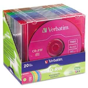  Verbatim CD RW Rewritable Disc VER94300 Electronics