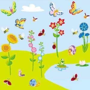  Meadow   Giant Wall Sticker Decals (Kit 82.7 x 39.4 Inches 