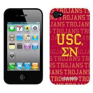   USC Sigma Nu Trojans on Verizon iPhone 4 Case by Coveroo Electronics