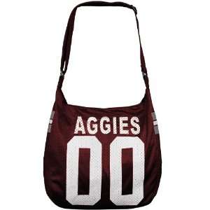  Texas A&M Aggies Maroon Jersey Messenger Bag Sports 