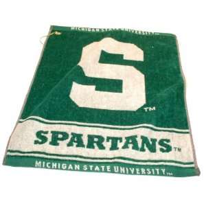  Michigan State Spartans Woven Jacquard Golf Towel   Golf 