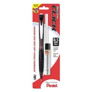 PENTEL Black Twist Erase Click 0.5mm Mechanical Pencil Sold in packs 