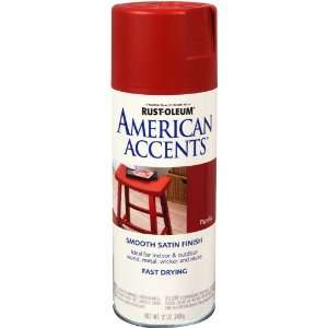  Rust Oleum 223611 American Accents Spray, Satin Paprika 
