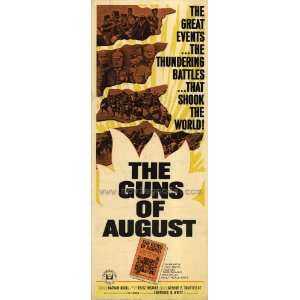  The Guns of August Poster Insert 14x36Fritz WeaverArchduke 