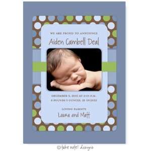   Photo Birth Announcements   Aiden Cambell