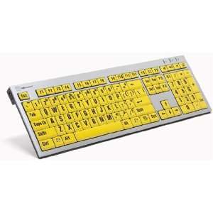  for Visually Impaired   Black Letters on Yellow Keys   LK LprntBy AJPU
