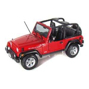  Jeep Wrangler Rubicon 1/18 Red Toys & Games