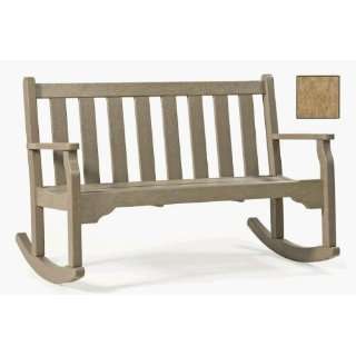 Casual Living Rockers   Classic And Quest Style 36 Inch Rocking Bench 