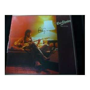  Signed Clapton, Eric Backless Album Cover (No Album 