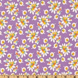 44 Wide Buttercup Floral Hibiscus Fabric By The Yard 