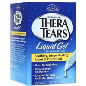 TheraTears Lubricant Eye Gel 28 ct, Single Use Containers (Quantity of 