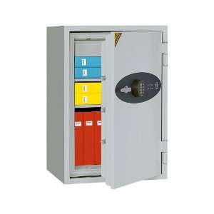  Safe with Digital Lock 4.6 Cubic Feet Off White Office 