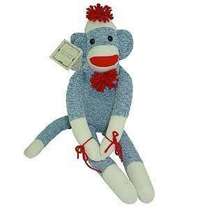  Blue Original Sock Monkey Usa Made Toys & Games