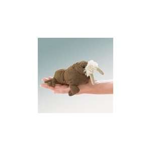   Plush Walrus Mini Finger Puppet By Folkmanis Puppets