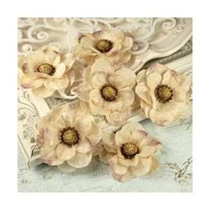   Paper Flowers 1.25 To 1.75 6/Pkg; 3 Items/Order Arts, Crafts