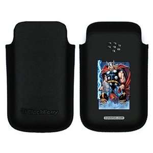  Thor Standing on BlackBerry Leather Pocket Case  